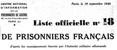 PRISONNIERS FRANCAIS liste N° 18 19septembre 1940.jpg