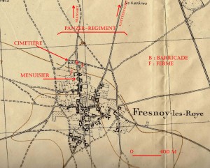 FRESNOY LES ROYE carte 1940